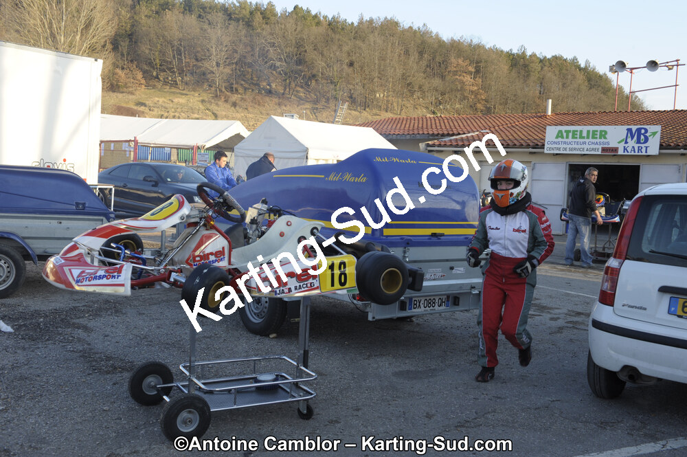 11/03/2012 : 1ère manche du Trophée Vincent Sanchez à Lavelanet (Photos Antoine Camblor) 2012 — karting