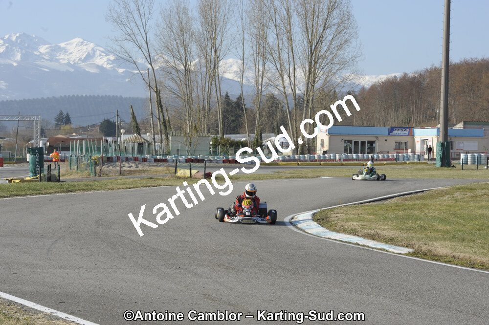 11/03/2012 : 1ère manche du Trophée Vincent Sanchez à Lavelanet (Photos Antoine Camblor) 2012 — karting