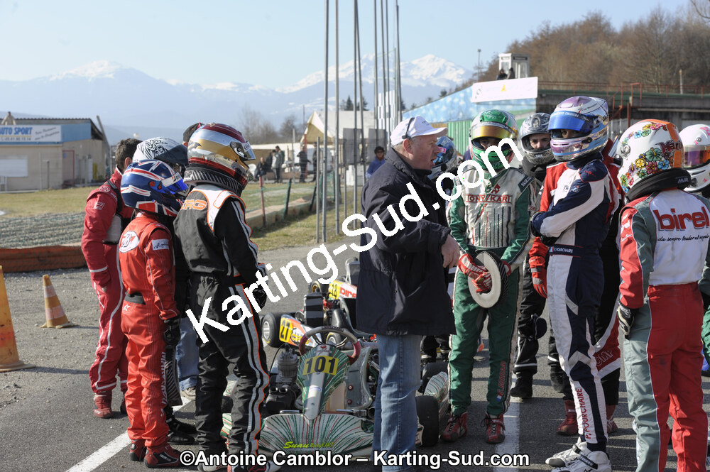 11/03/2012 : 1ère manche du Trophée Vincent Sanchez à Lavelanet (Photos Antoine Camblor) 2012 — karting