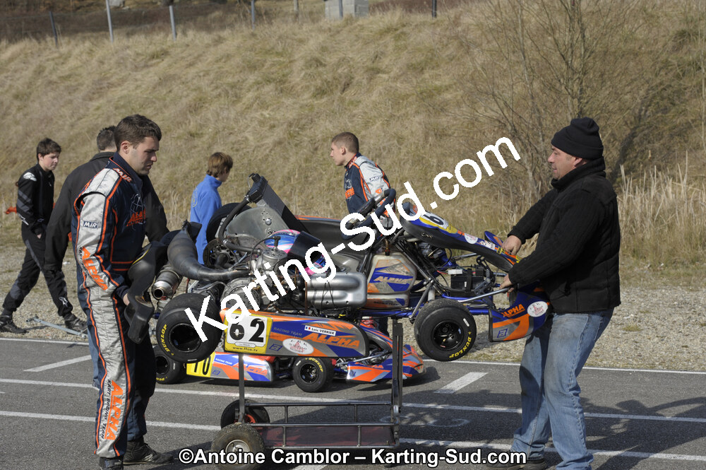 11/03/2012 : 1ère manche du Trophée Vincent Sanchez à Lavelanet (Photos Antoine Camblor) 2012 — karting
