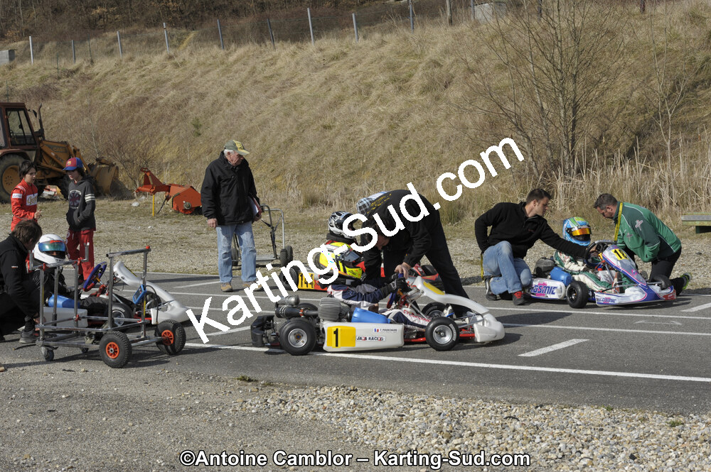 11/03/2012 : 1ère manche du Trophée Vincent Sanchez à Lavelanet (Photos Antoine Camblor) 2012 — karting
