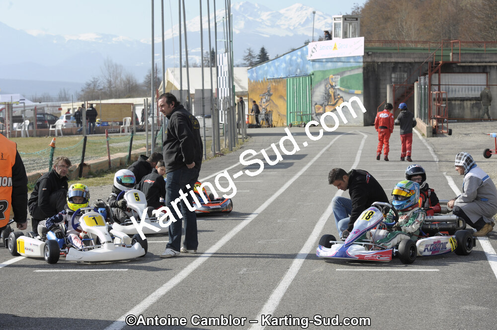 11/03/2012 : 1ère manche du Trophée Vincent Sanchez à Lavelanet (Photos Antoine Camblor) 2012 — karting