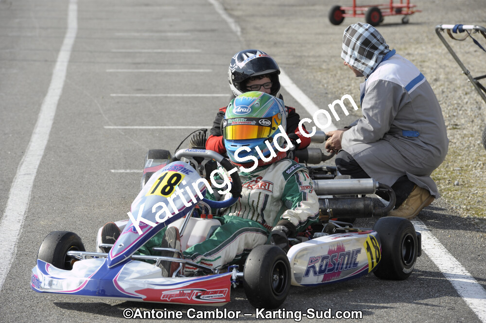 11/03/2012 : 1ère manche du Trophée Vincent Sanchez à Lavelanet (Photos Antoine Camblor) 2012 — karting