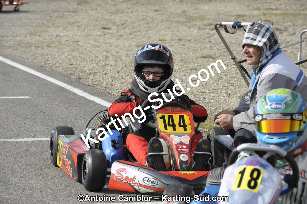 11/03/2012 : 1ère manche du Trophée Vincent Sanchez à Lavelanet (Photos Antoine Camblor) 2012 — karting