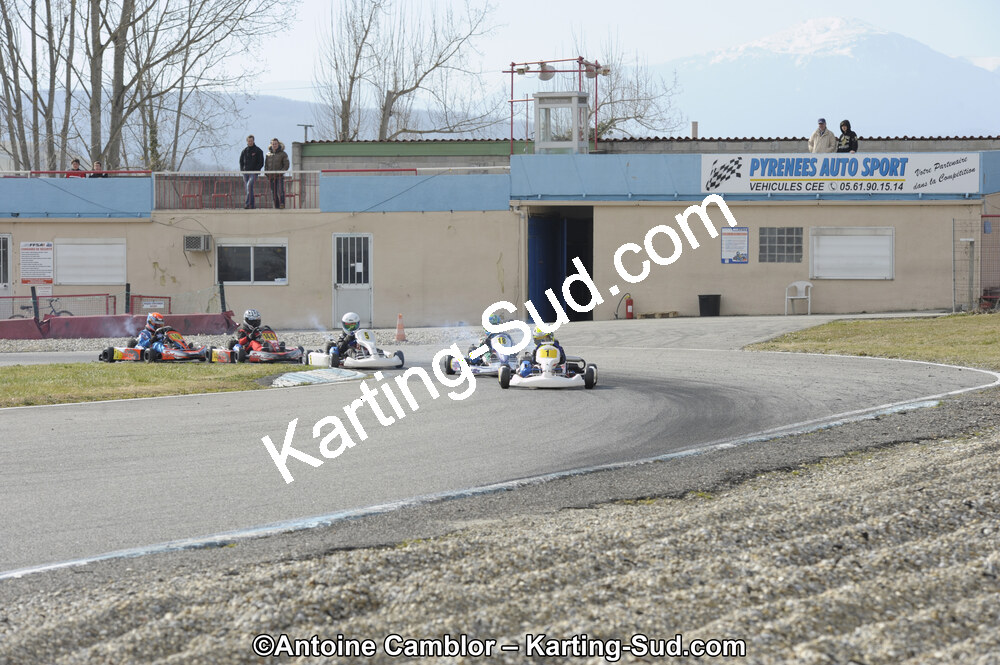 11/03/2012 : 1ère manche du Trophée Vincent Sanchez à Lavelanet (Photos Antoine Camblor) 2012 — karting