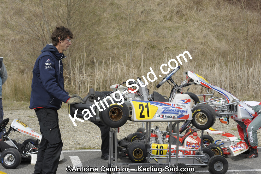 11/03/2012 : 1ère manche du Trophée Vincent Sanchez à Lavelanet (Photos Antoine Camblor) 2012 — karting