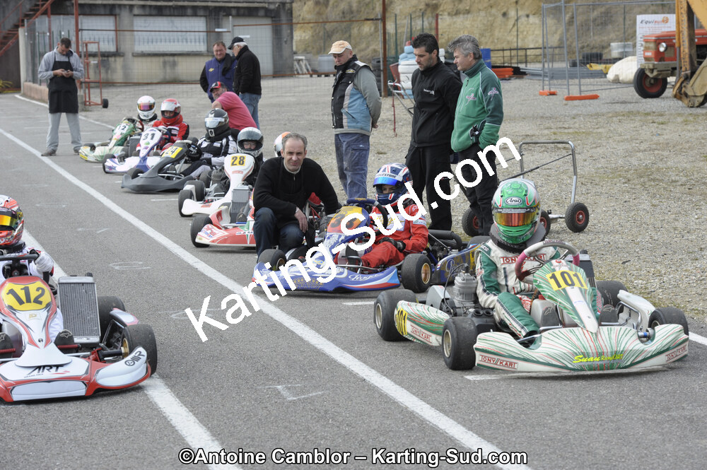 11/03/2012 : 1ère manche du Trophée Vincent Sanchez à Lavelanet (Photos Antoine Camblor) 2012 — karting