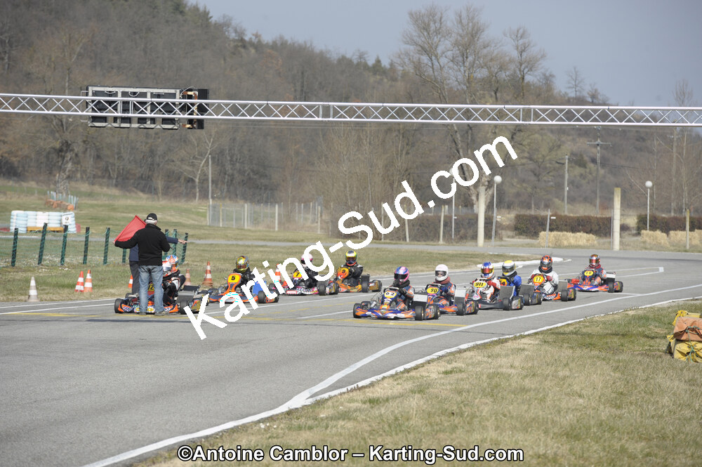 11/03/2012 : 1ère manche du Trophée Vincent Sanchez à Lavelanet (Photos Antoine Camblor) 2012 — karting