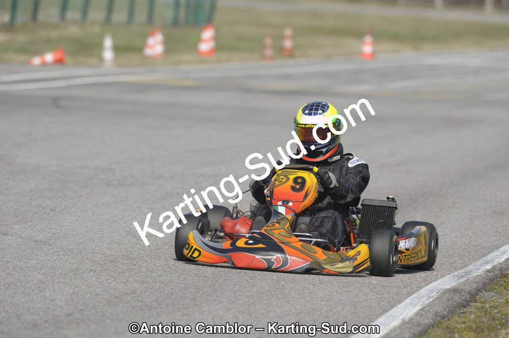 11/03/2012 : 1ère manche du Trophée Vincent Sanchez à Lavelanet (Photos Antoine Camblor) 2012 — karting