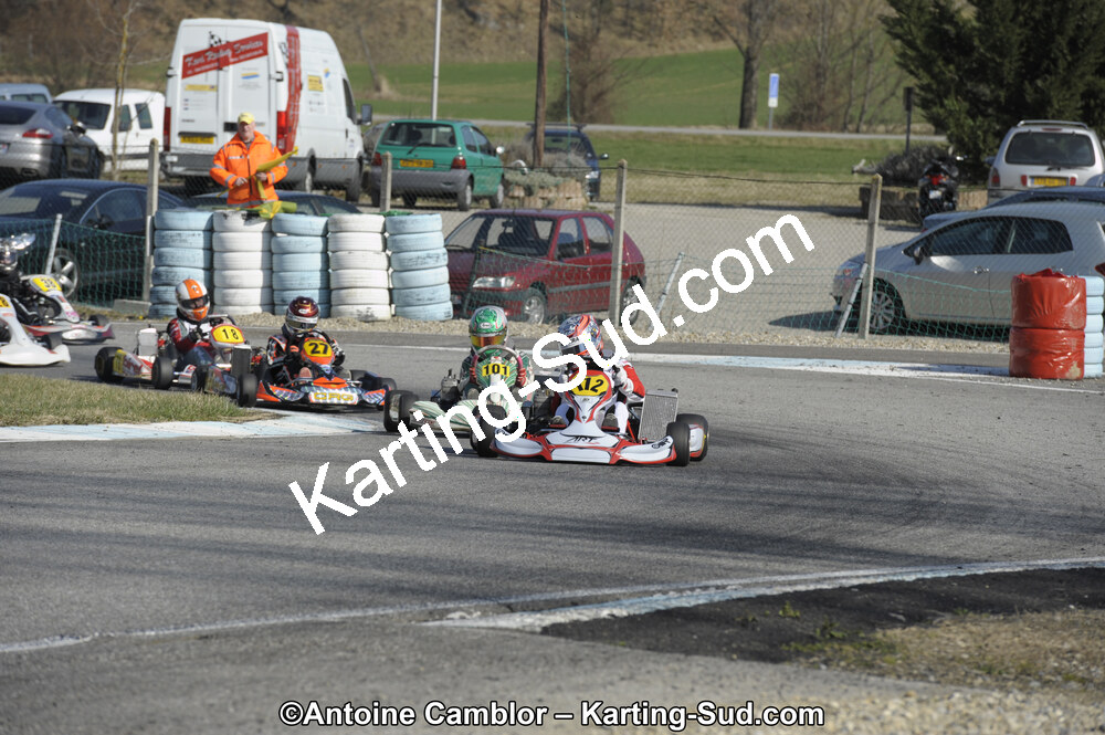 11/03/2012 : 1ère manche du Trophée Vincent Sanchez à Lavelanet (Photos Antoine Camblor) 2012 — karting