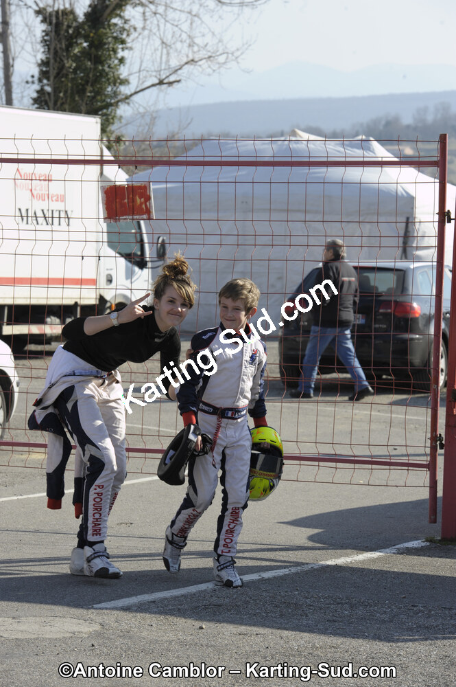 11/03/2012 : 1ère manche du Trophée Vincent Sanchez à Lavelanet (Photos Antoine Camblor) 2012 — karting