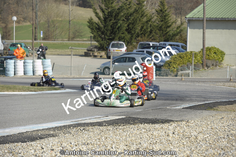 11/03/2012 : 1ère manche du Trophée Vincent Sanchez à Lavelanet (Photos Antoine Camblor) 2012 — karting