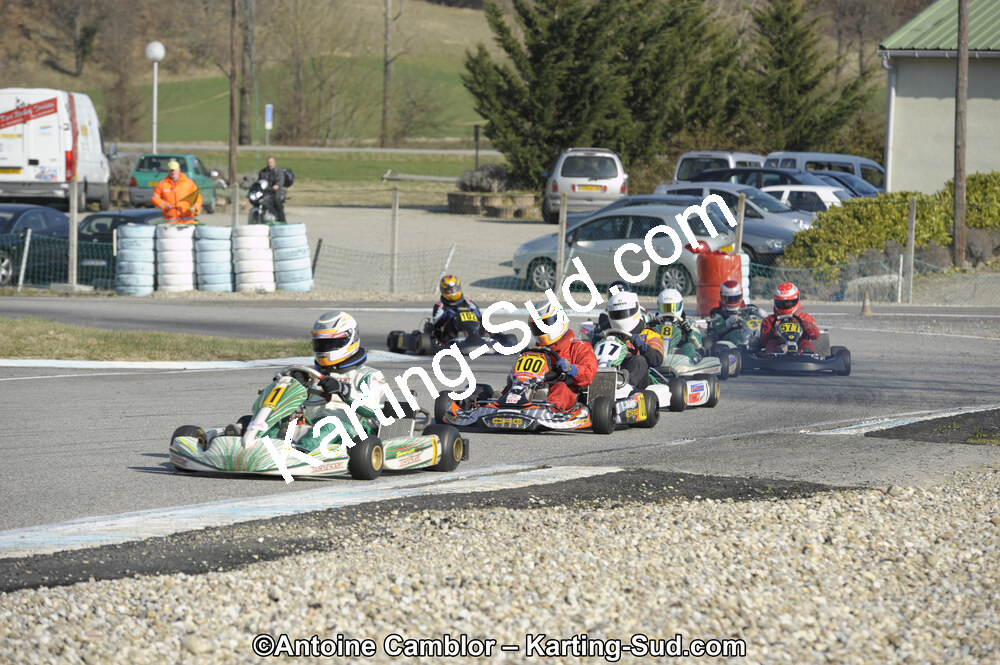 11/03/2012 : 1ère manche du Trophée Vincent Sanchez à Lavelanet (Photos Antoine Camblor) 2012 — karting