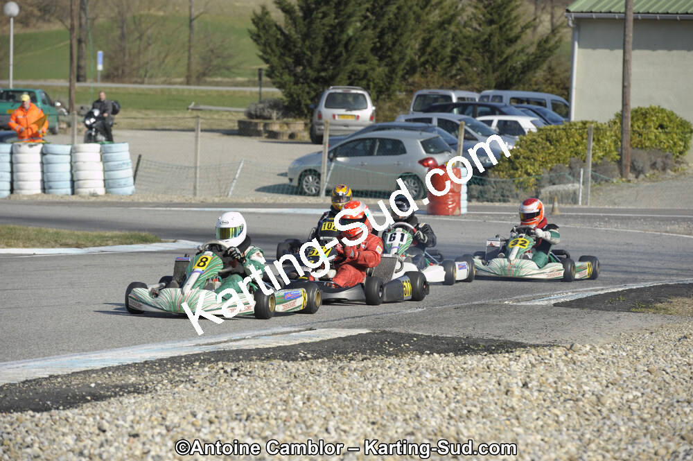 11/03/2012 : 1ère manche du Trophée Vincent Sanchez à Lavelanet (Photos Antoine Camblor) 2012 — karting