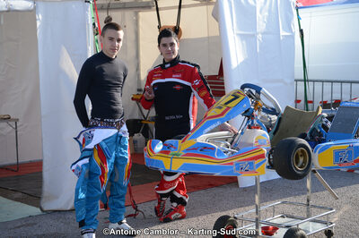 Dylan DA COSTA, Jeannick DARFEUILLE — 25/03/2012 : 2ème manche du Championnat du Sud 2012 à Rivesaltes (Photos Antoine Camblor) 2012 — karting