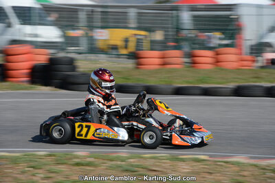Maxime CHASSAGNE — 25/03/2012 : 2ème manche du Championnat du Sud 2012 à Rivesaltes (Photos Antoine Camblor) 2012 — karting