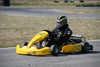Bernard BAA PUYOULET — 25/03/2012 : 2ème manche du Championnat du Sud 2012 à Rivesaltes (Photos Antoine Camblor) 2012 — karting