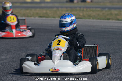 Thomas GILBERT — 25/03/2012 : 2ème manche du Championnat du Sud 2012 à Rivesaltes (Photos Antoine Camblor) 2012 — karting