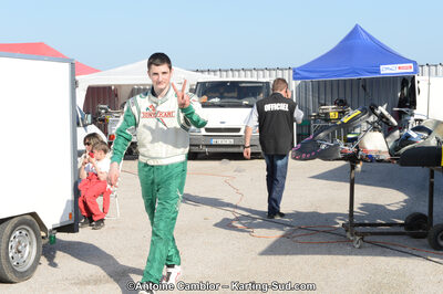 Axel POLI — 25/03/2012 : 2ème manche du Championnat du Sud 2012 à Rivesaltes (Photos Antoine Camblor) 2012 — karting