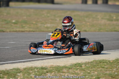 Maxime CHASSAGNE — 25/03/2012 : 2ème manche du Championnat du Sud 2012 à Rivesaltes (Photos Antoine Camblor) 2012 — karting