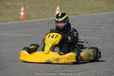 Bernard BAA PUYOULET — 25/03/2012 : 2ème manche du Championnat du Sud 2012 à Rivesaltes (Photos Antoine Camblor) 2012 — karting