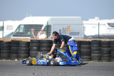 Leslie MARIE — 25/03/2012 : 2ème manche du Championnat du Sud 2012 à Rivesaltes (Photos Antoine Camblor) 2012 — karting