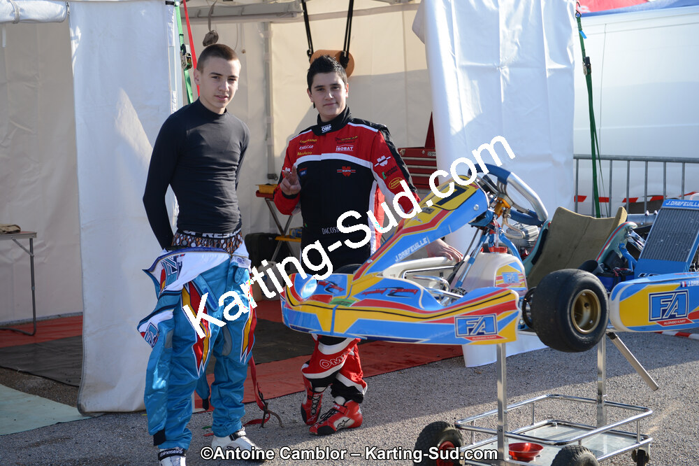 Dylan DA COSTA, Jeannick DARFEUILLE — 25/03/2012 : 2ème manche du Championnat du Sud 2012 à Rivesaltes (Photos Antoine Camblor) 2012 — karting