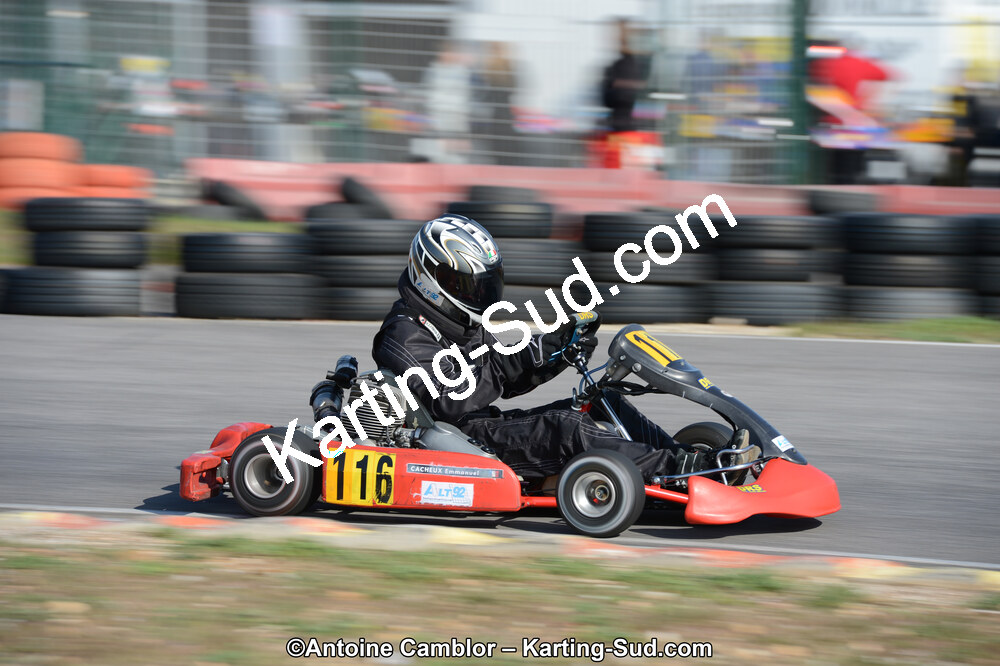 Emmanuel CACHEUX — 25/03/2012 : 2ème manche du Championnat du Sud 2012 à Rivesaltes (Photos Antoine Camblor) 2012 — karting