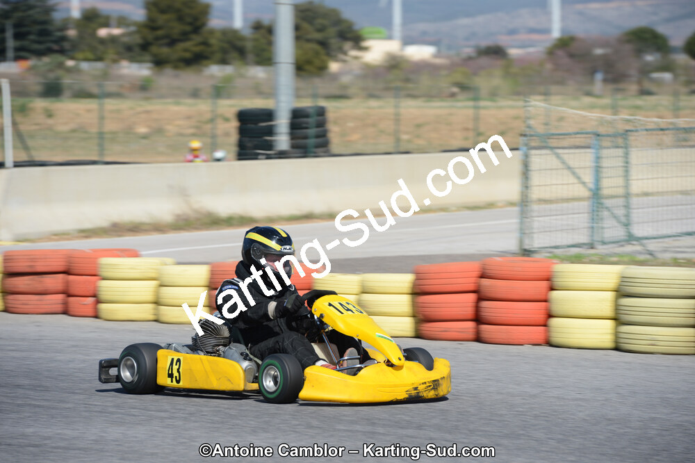 Bernard BAA PUYOULET — 25/03/2012 : 2ème manche du Championnat du Sud 2012 à Rivesaltes (Photos Antoine Camblor) 2012 — karting
