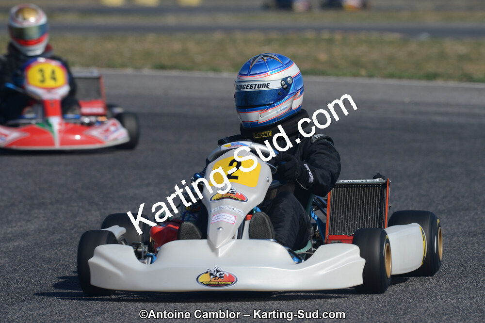 Thomas GILBERT — 25/03/2012 : 2ème manche du Championnat du Sud 2012 à Rivesaltes (Photos Antoine Camblor) 2012 — karting