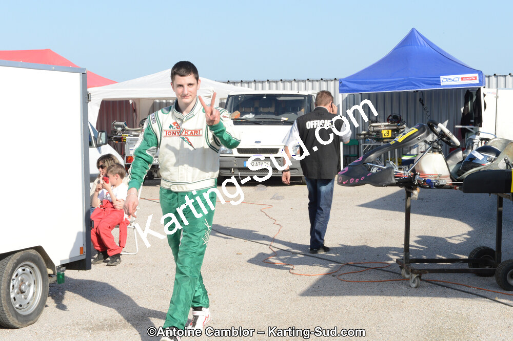 Axel POLI — 25/03/2012 : 2ème manche du Championnat du Sud 2012 à Rivesaltes (Photos Antoine Camblor) 2012 — karting