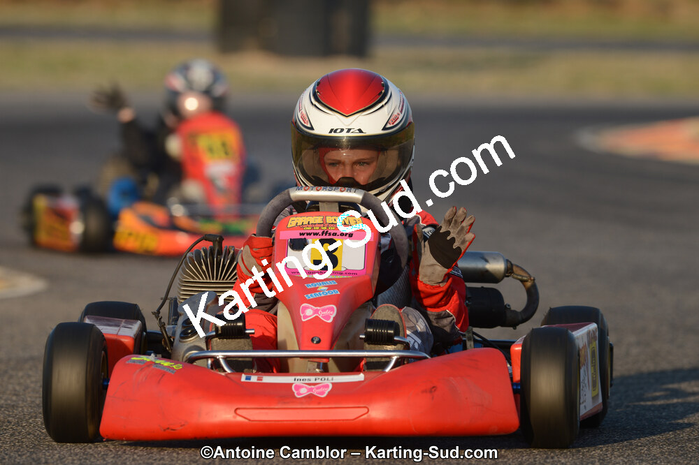 Ines POLI — 25/03/2012 : 2ème manche du Championnat du Sud 2012 à Rivesaltes (Photos Antoine Camblor) 2012 — karting