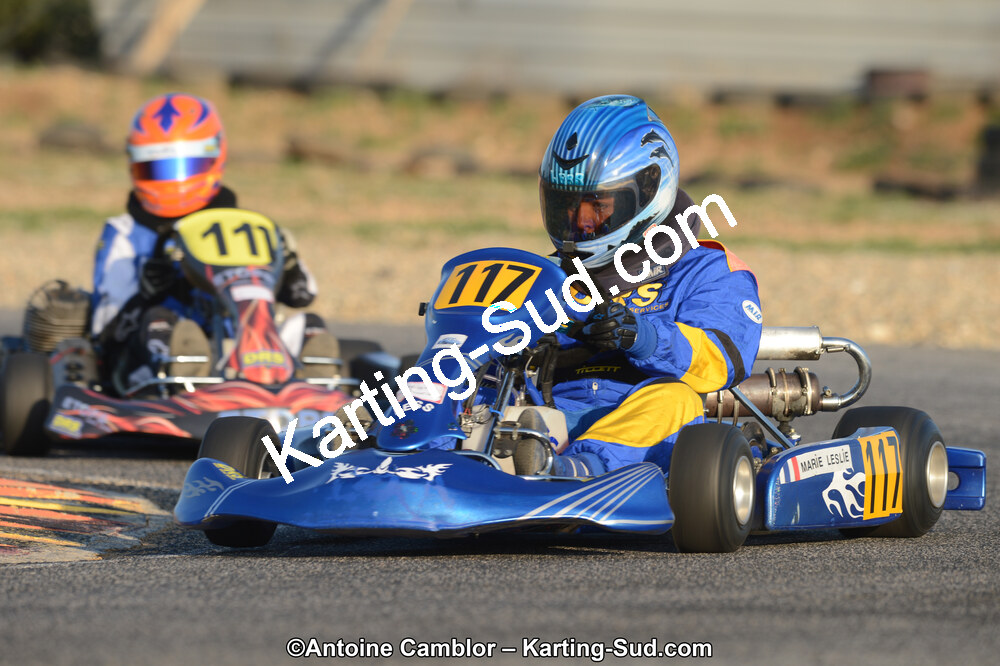 Leslie MARIE — 25/03/2012 : 2ème manche du Championnat du Sud 2012 à Rivesaltes (Photos Antoine Camblor) 2012 — karting