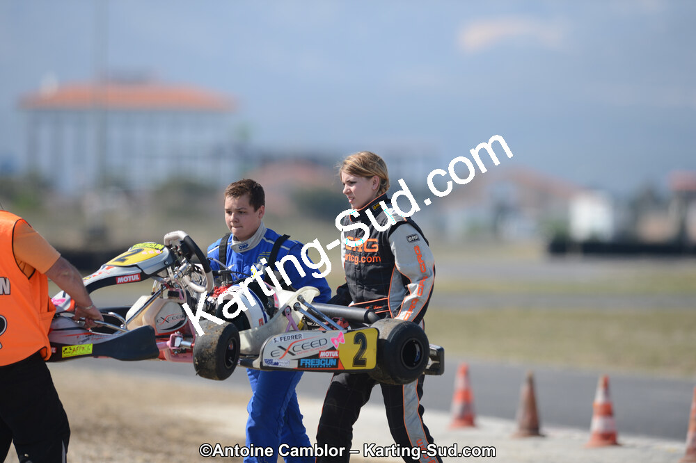 Sophie FERRER — 25/03/2012 : 2ème manche du Championnat du Sud 2012 à Rivesaltes (Photos Antoine Camblor) 2012 — karting