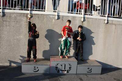 25/03/2012 : 2ème manche du Championnat du Sud 2012 à Rivesaltes – Podiums (Photos Henri-Jean Chastanet) 2012 — karting