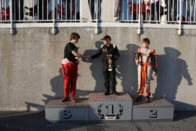 25/03/2012 : 2ème manche du Championnat du Sud 2012 à Rivesaltes – Podiums (Photos Henri-Jean Chastanet) 2012 — karting