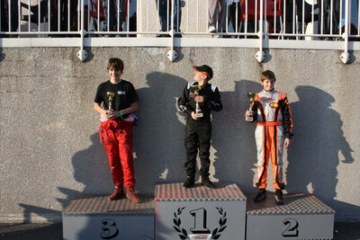 25/03/2012 : 2ème manche du Championnat du Sud 2012 à Rivesaltes – Podiums (Photos Henri-Jean Chastanet) 2012 — karting