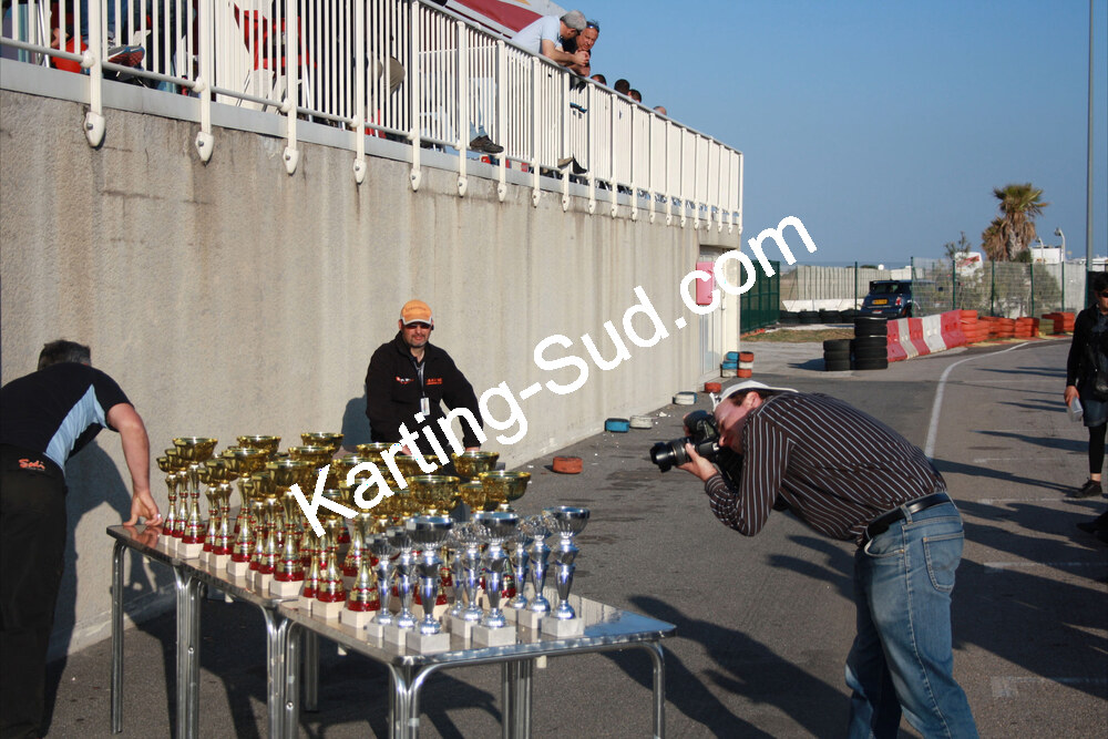 25/03/2012 : 2ème manche du Championnat du Sud 2012 à Rivesaltes – Podiums (Photos Henri-Jean Chastanet) 2012 — karting