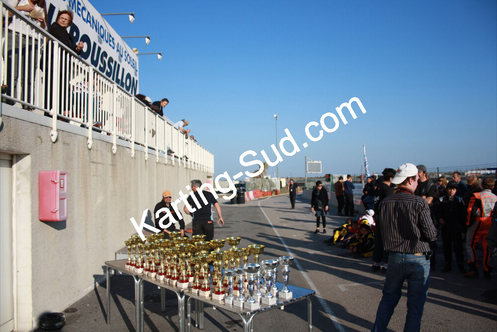 25/03/2012 : 2ème manche du Championnat du Sud 2012 à Rivesaltes – Podiums (Photos Henri-Jean Chastanet) 2012 — karting