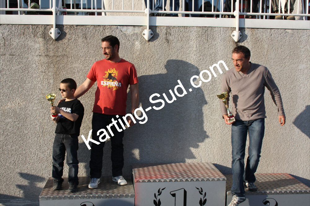 25/03/2012 : 2ème manche du Championnat du Sud 2012 à Rivesaltes – Podiums (Photos Henri-Jean Chastanet) 2012 — karting