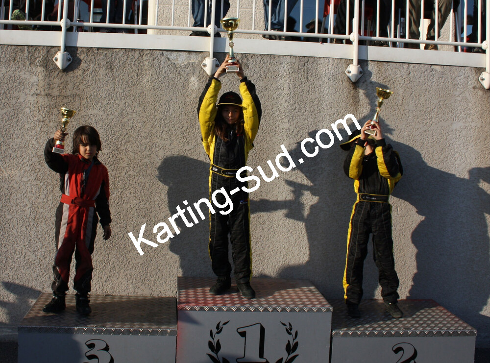 25/03/2012 : 2ème manche du Championnat du Sud 2012 à Rivesaltes – Podiums (Photos Henri-Jean Chastanet) 2012 — karting