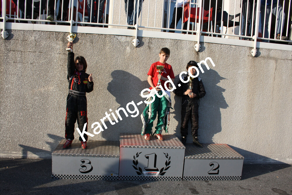 25/03/2012 : 2ème manche du Championnat du Sud 2012 à Rivesaltes – Podiums (Photos Henri-Jean Chastanet) 2012 — karting
