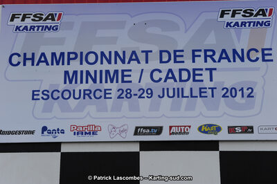 29/07/2012 : Championnat de France Minime / Cadet / Nationale 2012 à Escource (Photos Patrick Lascombes) 2012 — karting