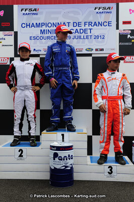 29/07/2012 : Championnat de France Minime / Cadet / Nationale 2012 à Escource (Photos Patrick Lascombes) 2012 — karting