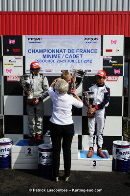 29/07/2012 : Championnat de France Minime / Cadet / Nationale 2012 à Escource (Photos Patrick Lascombes) 2012 — karting