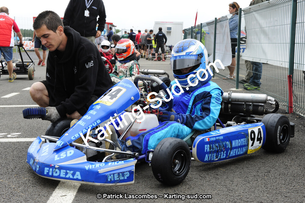 Adrien RENAUDIN — 29/07/2012 : Championnat de France Minime / Cadet / Nationale 2012 à Escource (Photos Patrick Lascombes) 2012 — karting