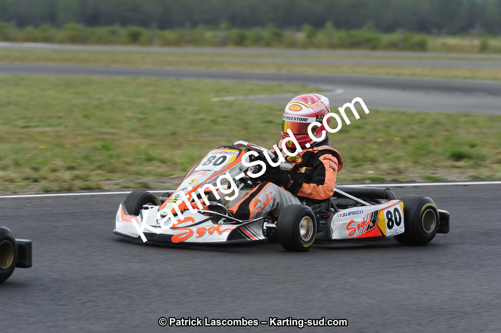 Luca ANTONUCCI — 29/07/2012 : Championnat de France Minime / Cadet / Nationale 2012 à Escource (Photos Patrick Lascombes) 2012 — karting