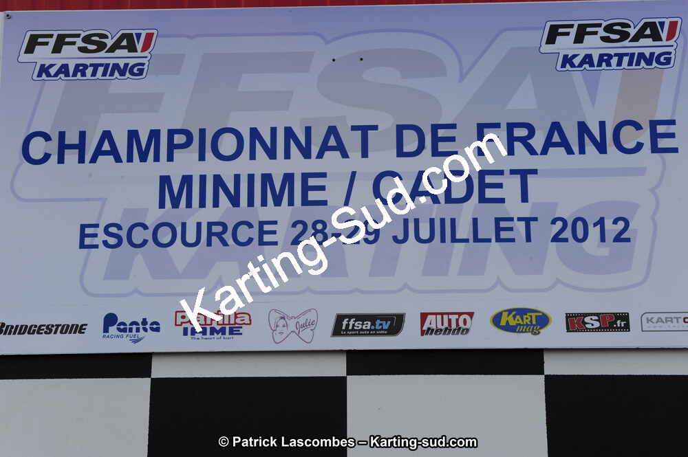 29/07/2012 : Championnat de France Minime / Cadet / Nationale 2012 à Escource (Photos Patrick Lascombes) 2012 — karting