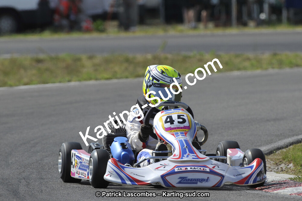 Théo POURCHAIRE — 29/07/2012 : Championnat de France Minime / Cadet / Nationale 2012 à Escource (Photos Patrick Lascombes) 2012 — karting