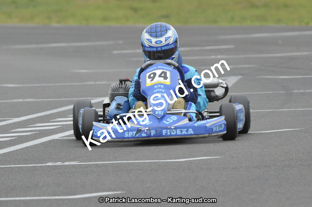 Adrien RENAUDIN — 29/07/2012 : Championnat de France Minime / Cadet / Nationale 2012 à Escource (Photos Patrick Lascombes) 2012 — karting